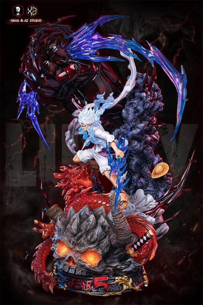 Figurine One Piece Luffy Gear 5 en Résine