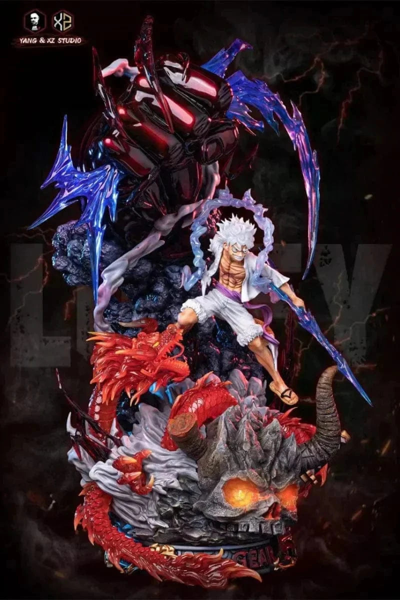 Figurine One Piece Luffy Gear 5 en Résine