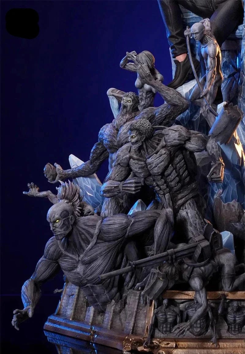 Figurine SNK en Résine Eren 9 Titans Primordiaux