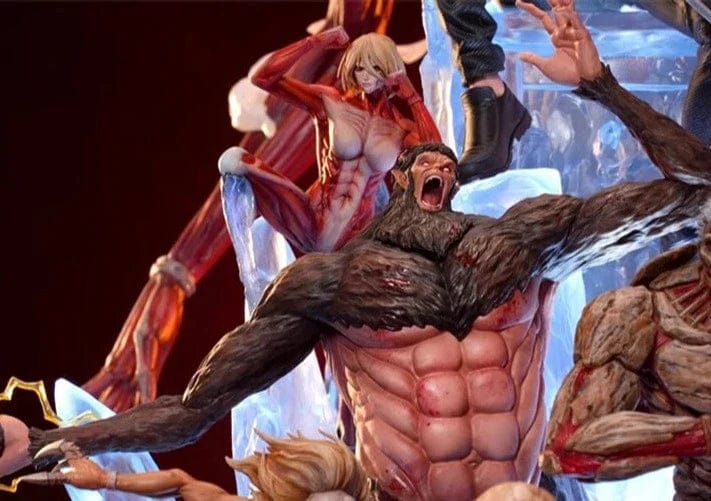 Figurine SNK en Résine Eren 9 Titans Primordiaux