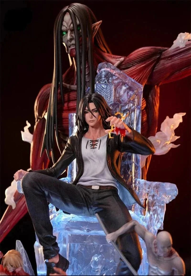 Figurine SNK en Résine Eren 9 Titans Primordiaux