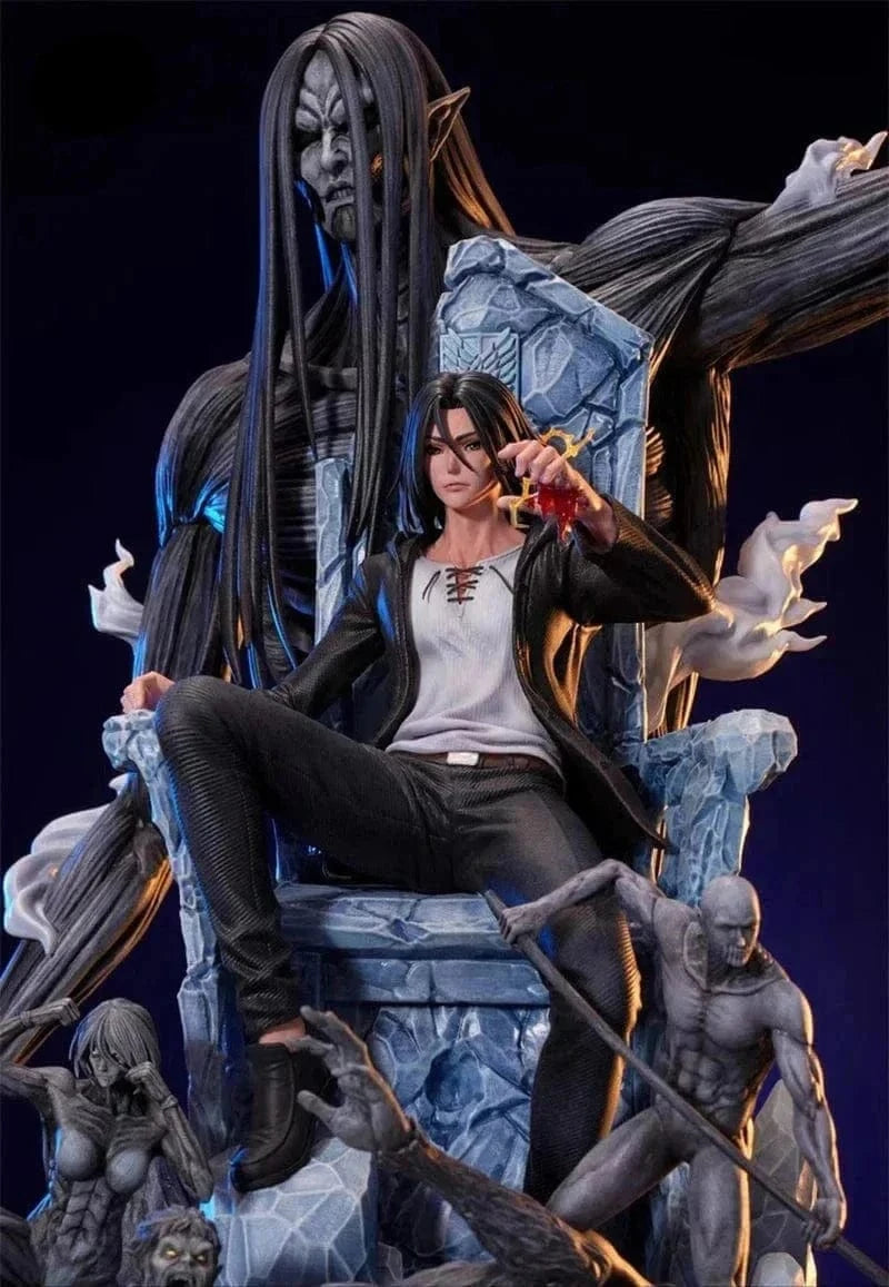 Figurine SNK en Résine Eren 9 Titans Primordiaux