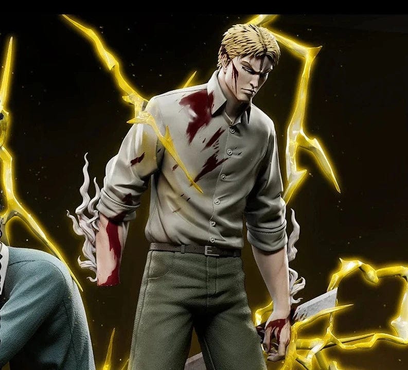 Figurine SNK en Résine Reiner et Bertolt