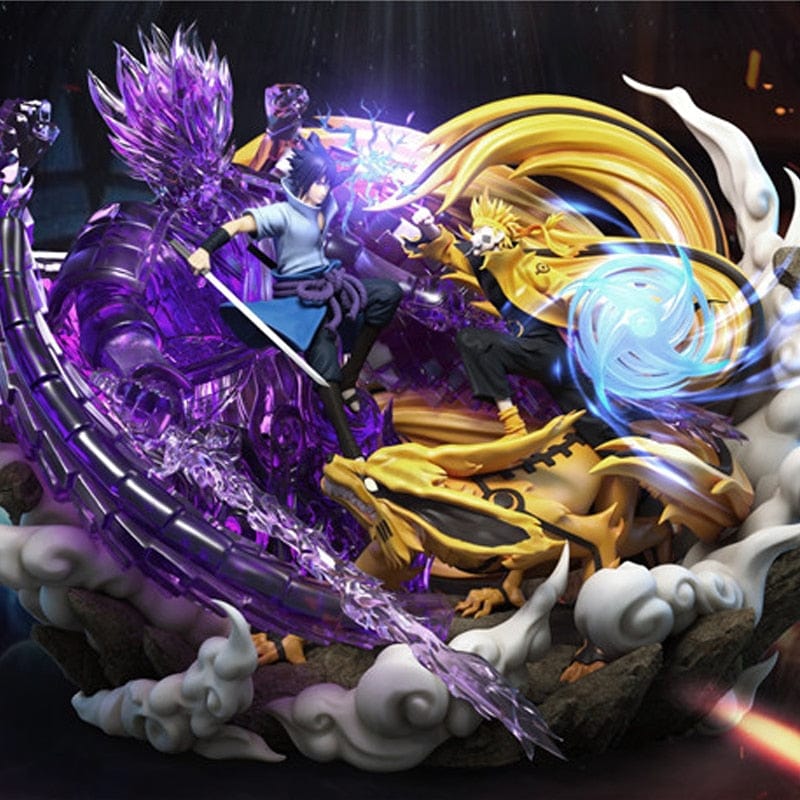 Figurine Collector en Resine Naruto et Sasuke