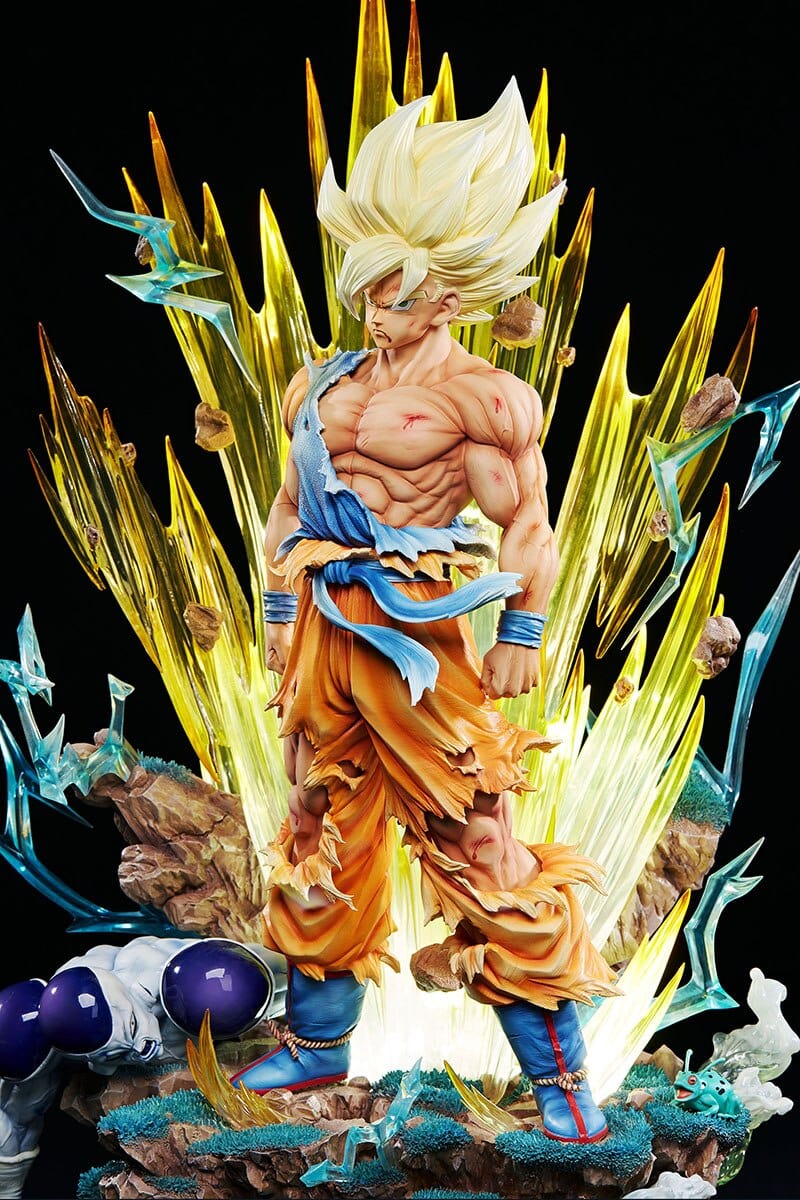 Figurine Collector en Resine Sangoku vs Freezer