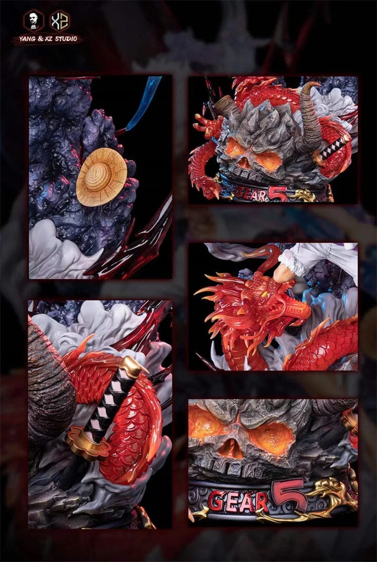 Figurine One Piece Luffy Gear 5 en Résine