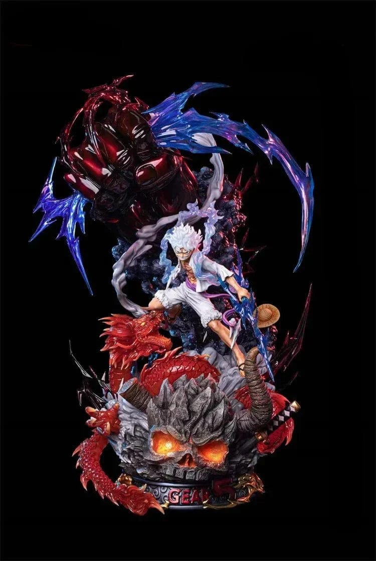 Figurine One Piece Luffy Gear 5 en Résine